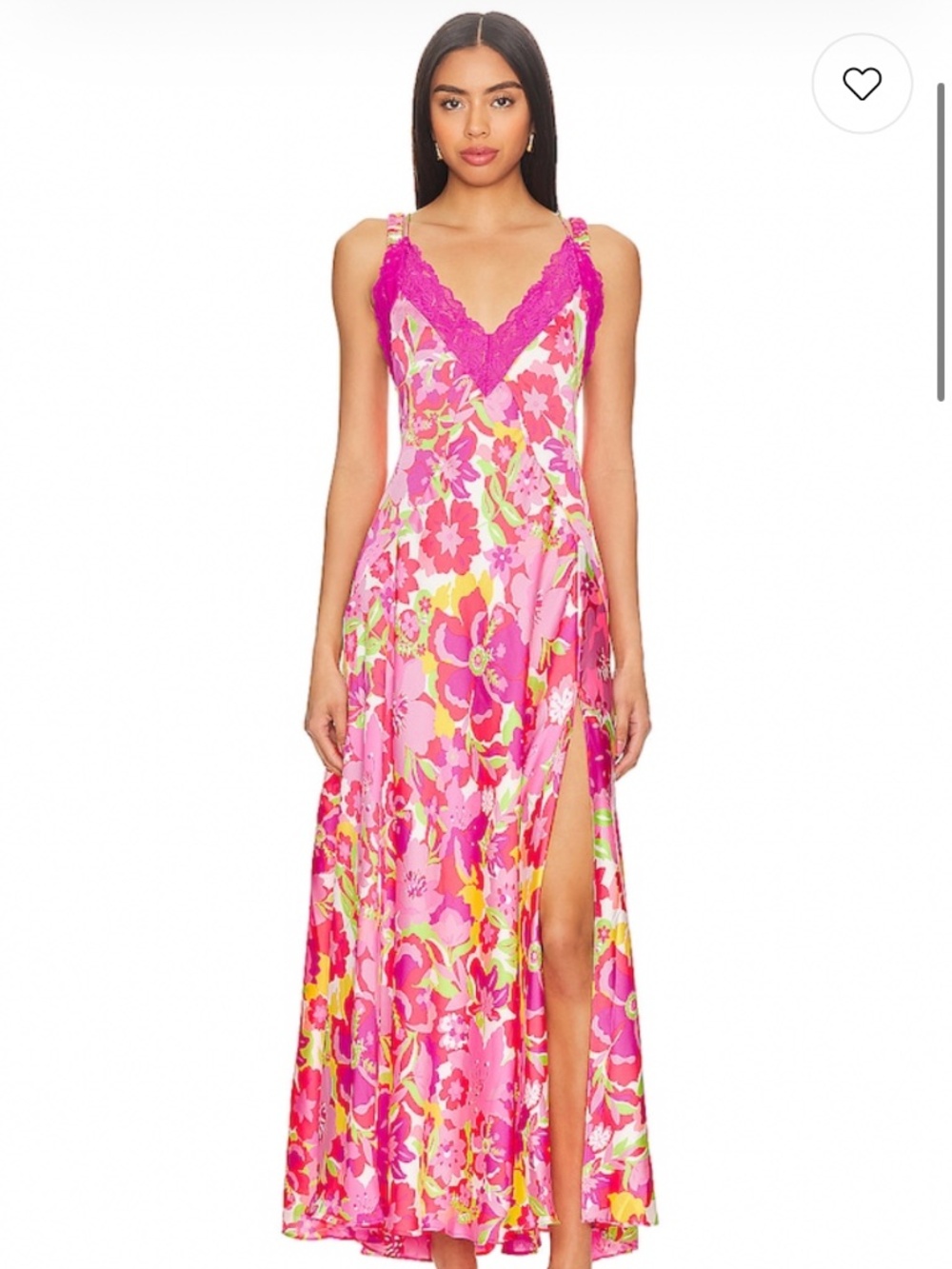 Revolve All A Bloom Maxi Dress In Neon Pop Combo by Free People
